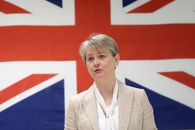 UK Foreign Secretary Yvette Cooper. PA