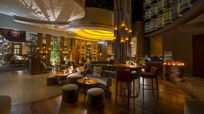 Koi Restaurant & Lounge, The Collection, located within The St. Regis Saadiyat Island Resort. Koi is a well-known American restaurant brand that serves contemporary Japanese cuisine. Courtesy Koi