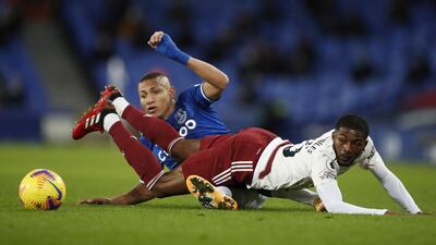 Richarlison, 6 - One of those games where things didn’t quite come off for him but the Brazilian plugged away and was never far from the thick of the action. Replaced by Jonjoe Kenny in injury time. EPA