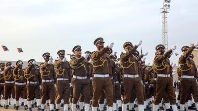 Libyan cadets at the Military College in Tripoli, the capital of Libya's Government of National Accord, December 26, 2020. AFP