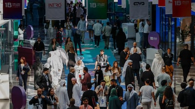 The 1 Billion Followers Summit, the world’s first and largest event dedicated to shaping the content creation economy, got under way in Dubai on Saturday. All photos: Antonie Robertson / The National