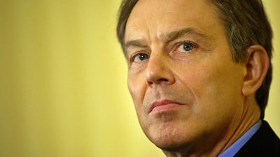 Former UK prime minister Tony Blair wrote in 2003 that he was seeking 'radical measures' to reduce asylum claims. PA Wire