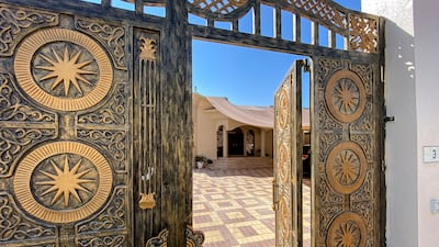 The entrance gate. Antonie Robertson / The National