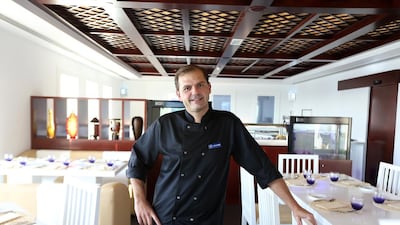 Luis Salgueiro, chef and general manager of Alto Mar restaurant at Jumeirah Fishing Harbour. It is separate from the rest of the area and promises to serve the “taste of the sea”.