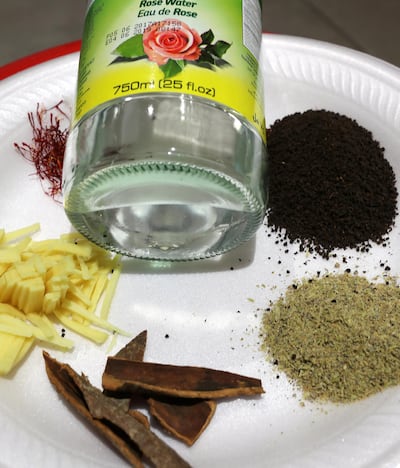 Mohammed Ismail's ingredients. Ravindranath K / The National