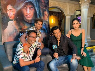 It is a family affair in Karanvir Bohra's Hume Tumse Pyar Kitna with the TV star and his wife in the cast and father as a producer. Supplied