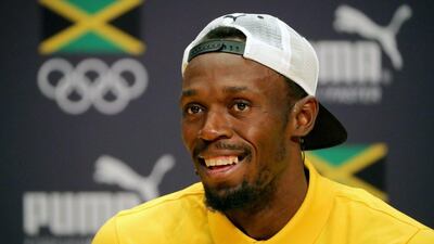 Usain Bolt of Jamaica. Michael Kappeler / EPA