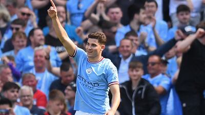 Julian Alvarez – 8. The match winner. He deputised for Erling Haaland in the perfect way possible by scoring just 12 minutes into the game. The Argentine took his chance superbly, picking out the bottom corner to once again highlight his goalscoring ability. AFP