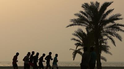 Simple exercise, such as jogging, can help keep your weight under control. Pawan Singh / The National