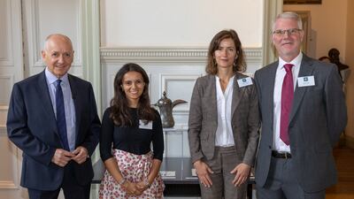 The expedition team: Mark Evans, Reem Philby, Ana-Maria Pavalache and Allan Morrissey.