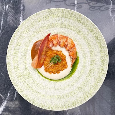 Chef Nadje picks the lobster risotto as a must-try dish for seafood lovers. Photo: La Voile Rouge