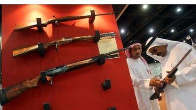 More than 500 brands of the latest weaponry, camping and hunting equipment will be on sale at Adihex. Above, last year's exhibition.