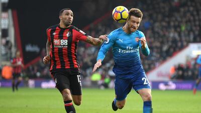 Striker: Callum Wilson (Bournemouth) – Pivotal in Bournemouth’s maiden victory over Arsenal. He scored the equaliser and turned provider for Jordon Ibe’s decider. Mike Hewitt/Getty Images