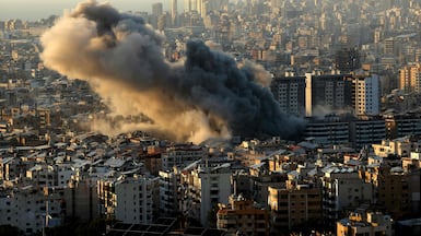 Israel has stepped up bombardment in Beirut and across Lebanon during the war in Iran. AFP