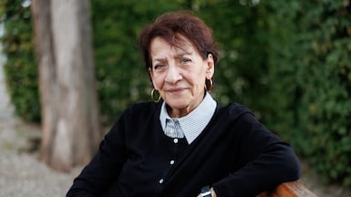 Hoda Barakat won the 2025 Sheikh Zayed Book Award for Literature for her novel Hind or the Most Beautiful Woman in the World. Photo: Zoran Mircetic / Abu Dhabi Arabic Language Centre