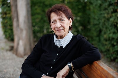 Lebanese novelist Hoda Barakat won the 2025 Sheikh Zayed Book Award for Literature for her novel Hind or the Most Beautiful Woman in the World. Photo: Zoran Mircetic / Abu Dhabi Arabic Language Centre