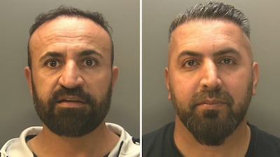 Dilshad Shamo, left, and Ali Khdir have admitted running a 'three tier' migration service for Iraqi, Iranian and Syrian migrants. Photo: NCA / PA