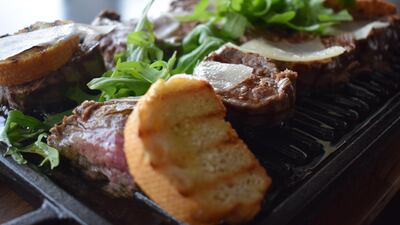 Main course: Beef kofta and salad; Dh15 from The Grill