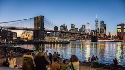 A view of the Lower Manhattan skyline from Brooklyn. Photo: Julienne Schaer / NYC & Company