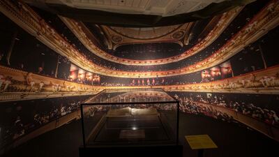 Verdi’s original score for ‘Va pensiero’ on display at the The Royal Opera House Muscat. Courtesy V&A
