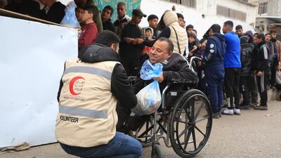 Emirates Red Crescent teams are providing key support on the ground in Gaza. Photo: Wam