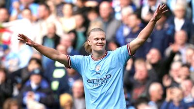 Erling Haaland has been named Premier League's player of the season. PA