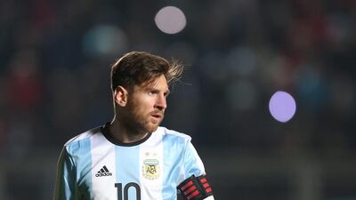 Lionel Messi shown during a friendly match with Argentina in May. Nicolas Aguilera / AP Photo