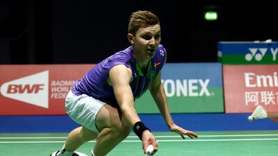 Viktor Axelsen of Denmark. Getty Images for Falcon