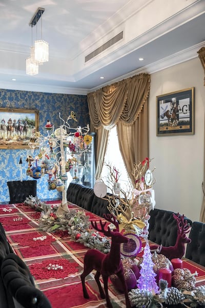 A memory tree sits on the dining table. Photo Antonie Robertson / The National