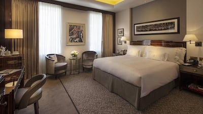 A premier room at The Beaumont hotel in London. Nick Ingram