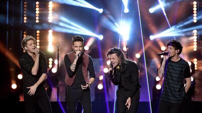 Niall Horan, Liam Payne, Harry Styles, Louis Tomlinson of One Direction. Kevin Winter / Getty Images / AFP