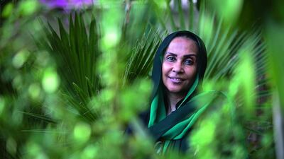 Zeinab Saleh Farah, who has set up the Bayt Al Qindeel cultural foundation in Abu Dhabi. Lee Hoagland / The National