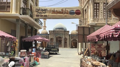 Set of Tiger Zinda Hai (mosque) at twofour54's Kizad backlot. Courtesy twofour54