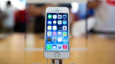 The iPhone 5s came just behind its newer cousin at 2.2 per cent market share, making if the UAE’s fifth-most popular handset. Lam Yik Fei / Getty Images
