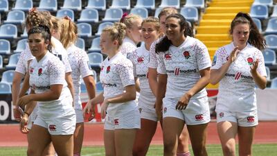 Sophie Shams represented England at the Rugby Europe Sevens Grand Prix in Ukraine last July. Courtesy Sophie Shams