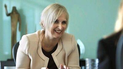 Clare Woodcraft hopes to institute a long-term programme to improve the financial literacy of young Emiratis. Ravindranath K / The National