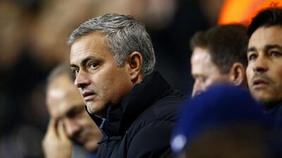 Chelsea Jose Mourinho manager at White Hart Lane on January 1, 2015. Clive Rose / Getty Images