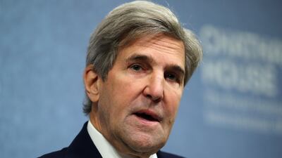Former US Secretary of State John Kerry speaks at Chatham House in London, England. Dan Kitwood/Getty Images