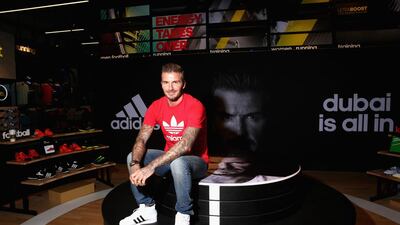 Global icon and former football star David Beckham on Tuesday opened the new adidas concept store in the Mall of the Emirates, Dubai. Big crowds turned out to catch a glimpse of their idol. Getty Images