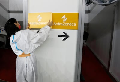 AstraZeneca was criticised by the US government for using outdated data in vaccine trial results. AP