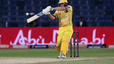 Luke Wright of Team Abu Dhabi. Pawan Singh / The National