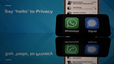 Encrypted messaging apps such as WhatsApp, Signal and Telegram are exploring new ways to make money while maintaining user privacy. AFP