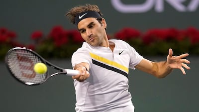 Roger Federer is looking to win his sixth title at Indian Wells. Ray Acevedo / EPA