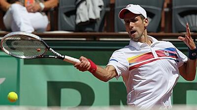 Novak Djokovic won his first-round match in 92 minutes against Thiemo de Bakker.