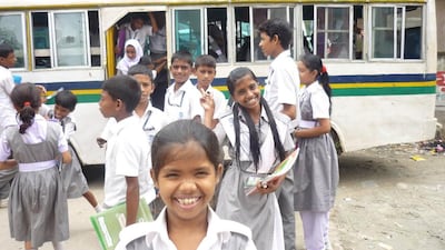The Maria Cristina Foundation, which helps educate slum children in Dhaka, Bangladesh, found that some pupils came to school malnourished. It is campaigning to raise funds to give 88 pupils a daily lunch for a year. Courtesy MCF