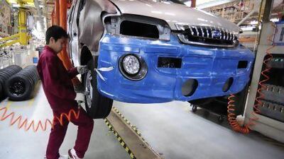 JAC Motors, based in Anhui Province in eastern China, has an annual production capacity of more than 700,000 vehicles. AP Photo