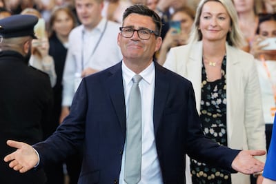 Andy Burnham, Labour MP for Makerfield returning to parliament. Getty