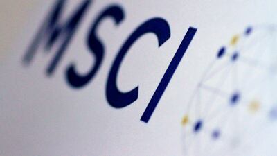 The MSCI logo is seen in this June 20, 2017 illustration photo. REUTERS/Thomas White/Illustration