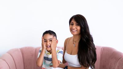 Faiza Shamim signed up for a summer membership deal with UAE fitness and leisure scheme Privilee to help keep her five-year-old son Adam entertained. Reem Mohammed/The National