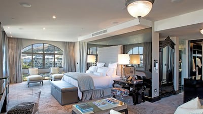 The main bedroom of the Cape Town apartment. Courtesy Lightfoot